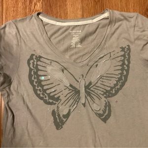 Sonoma intimate. M size. Gray with Butterfly.  Slightly used. Great condition.